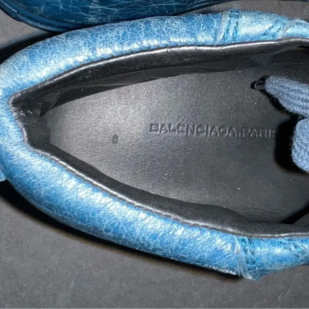 Balenciaga Arena Mid “Blue Oil” Size 39 AUTHENTIC Rare Men US 6 - Picture 10 of 12